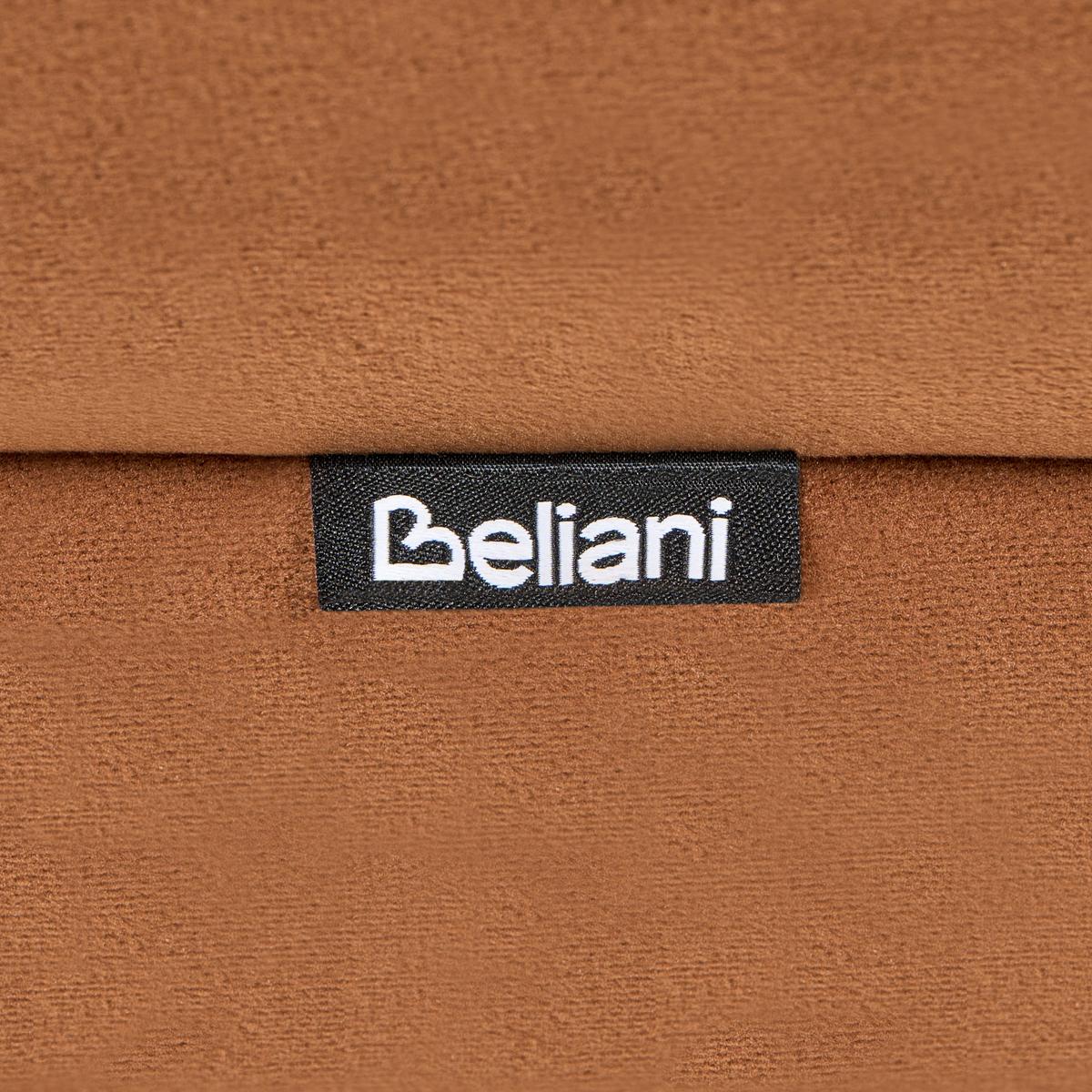 POUF Samtstoff Goldbraun Arcadia - Goldfarben, Textil (45/48/50cm) - Beliani