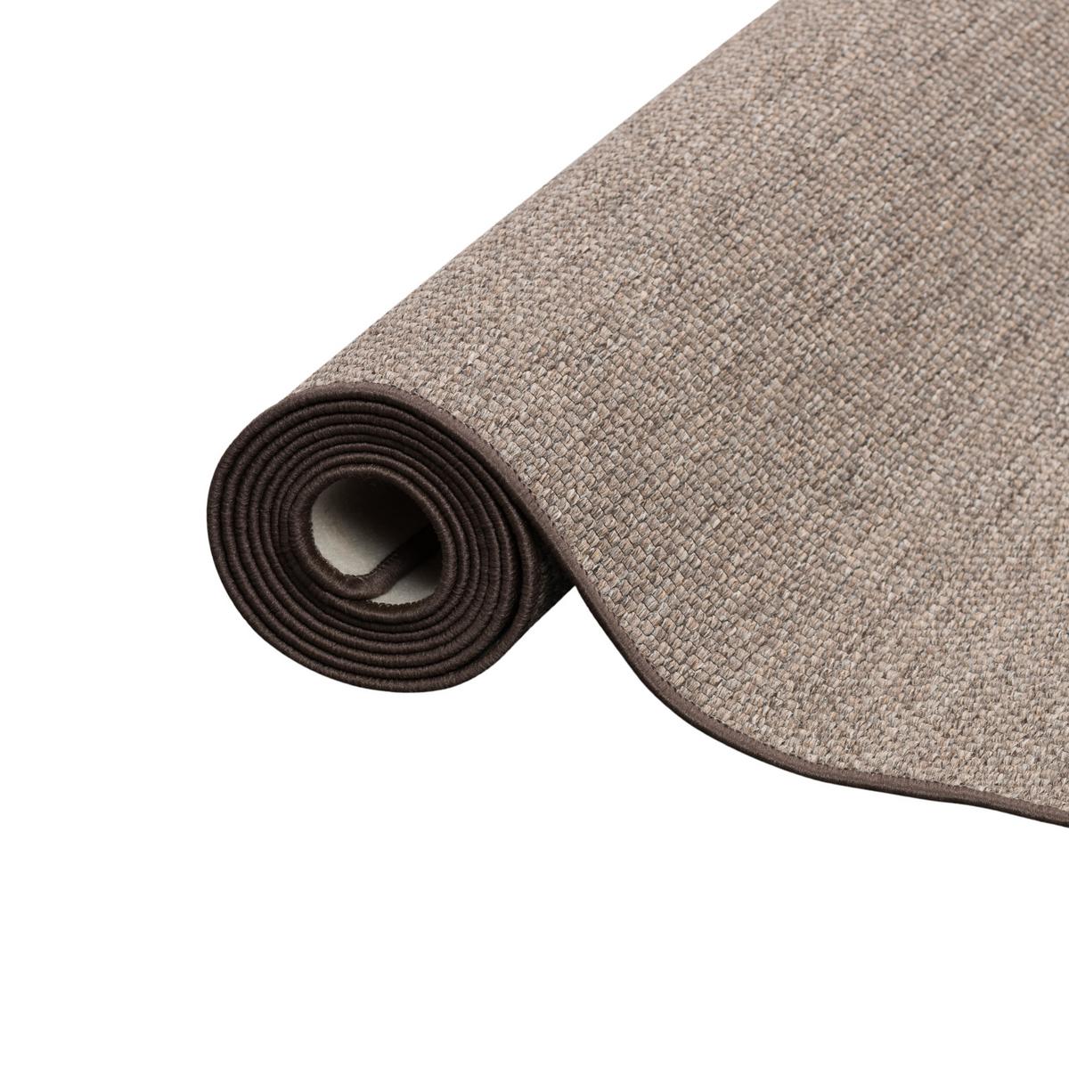 LÄUFER TEPPICH BENTZON FLACHGEWEBE - Braun, Textil (80/240cm) - Snapstyle