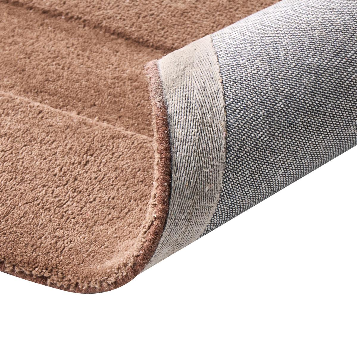 TEPPICH Braun 160/230 cm Wolle Kargil - Braun, Textil (160/230cm) - Beliani