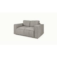 SOFA 2-sitzer Vajana - Hellgrau, Holzwerkstoff/Textil (150/86/102cm) - Fun Möbel