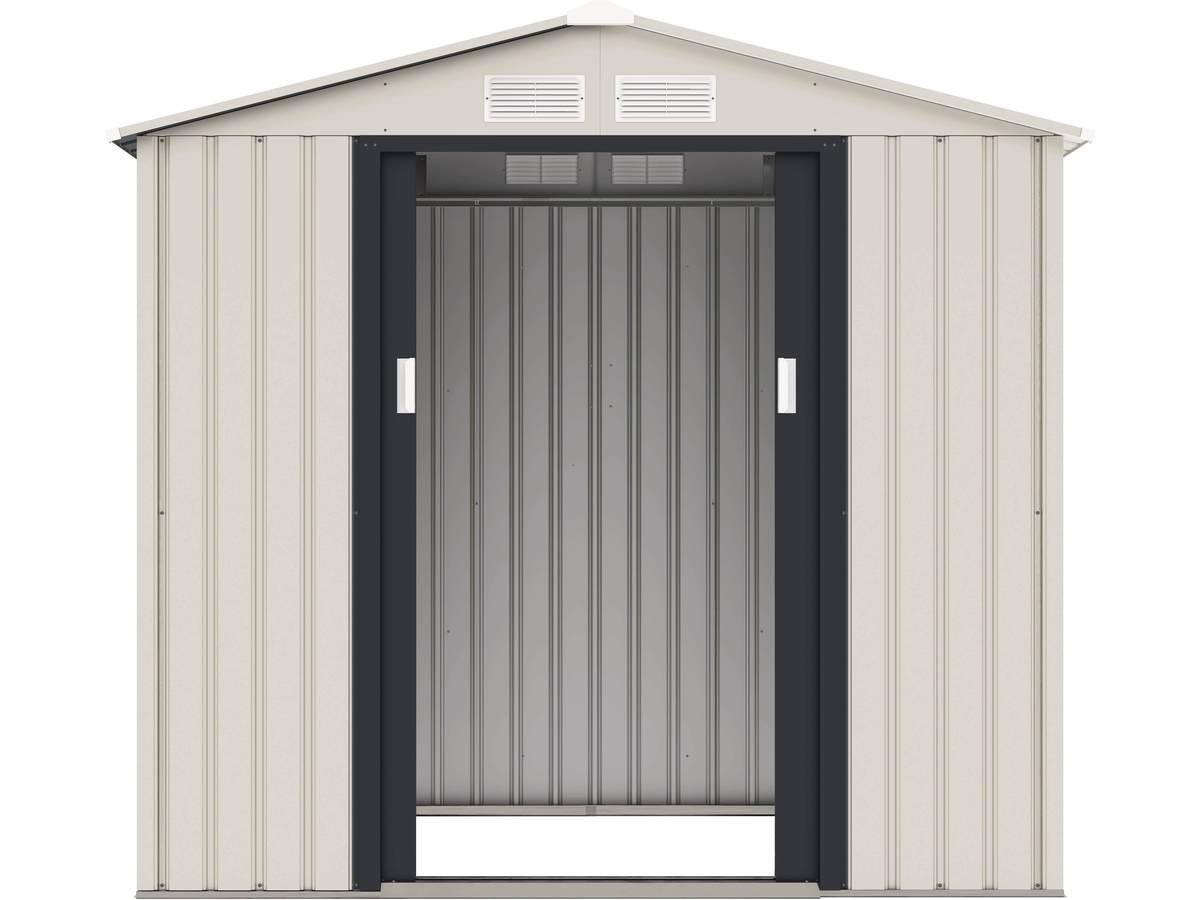METALL-GARTENHAUS nebraska beige - Beige, Metall (213/195/191cm) - Habitat Garten