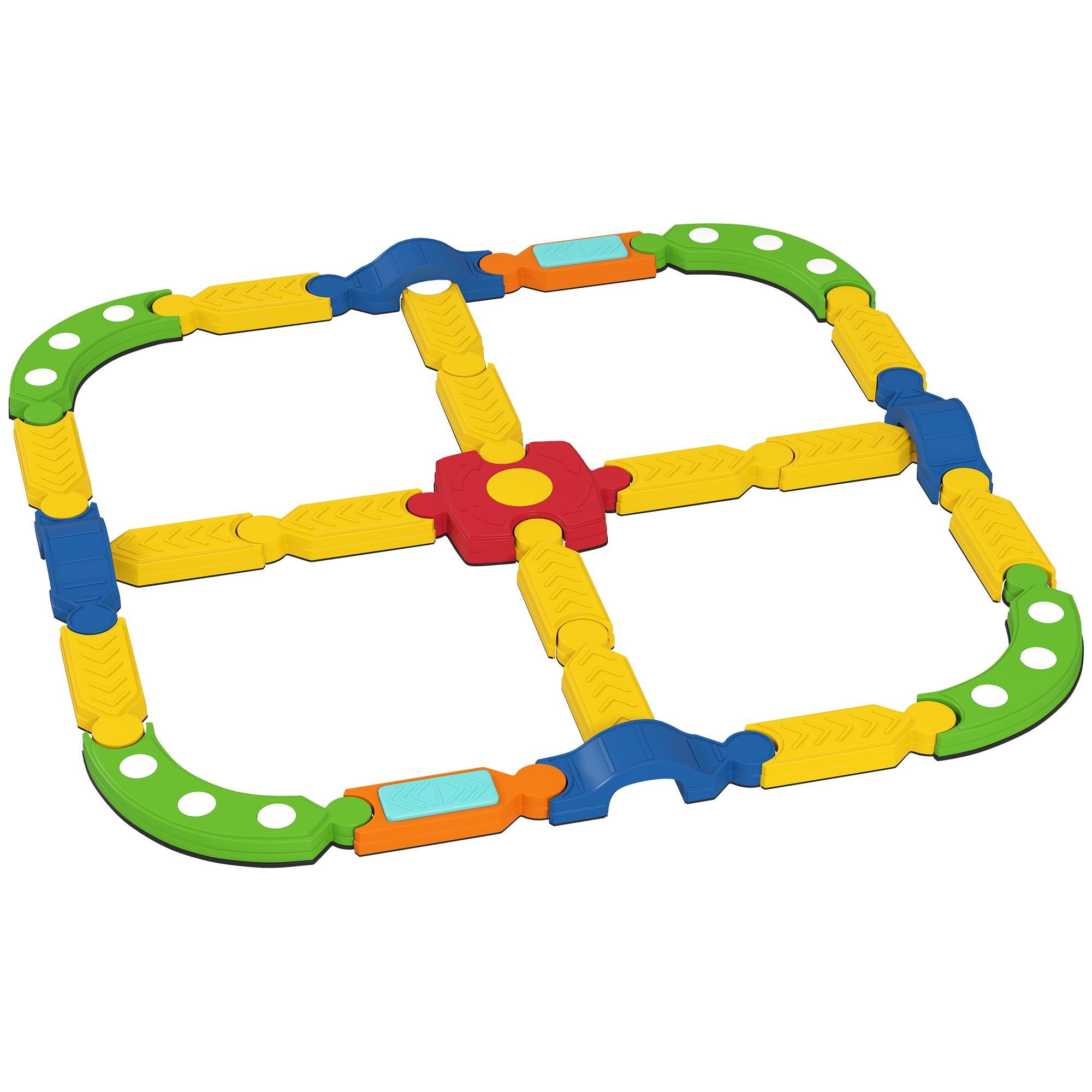 KINDER-BALANCIERBALKEN Kunststoff Mehrfarbig - Multicolor, Kunststoff (176/10.5/176cm) - AIYAPLAY