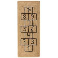 KINDERTEPPICH Naturfarben 150/60 cm Jute Tavasa - Naturfarben, Textil (60/150cm) - Beliani