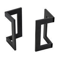 TISCHGESTELL-SET 2 TLG. Kaskinen - Schwarz, Metall (21.5/42/21cm) - [en.casa]