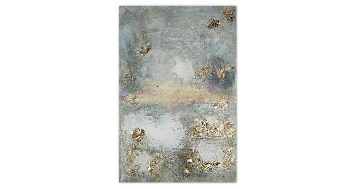 ACRYLBILD HANDGEMALT 80/120 cm - Grau, Holz/Textil (80/120cm) - KUNSTLOFT
