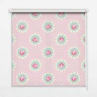 INNENROLLO - Fensterrollo - Rollo - 100x180 cm - Rosen - Pink, Kunststoff (100/180/0.5cm) - TULUP