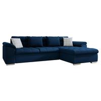 ECKSOFA Diana, Seite: Rechts - Dunkelblau, Holz/Textil (280/160cm) - MIRJAN24