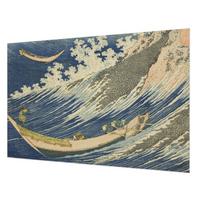 FOTOTAPETE 104x70 cm - Meereswellen - Blau, Textil (104/70cm) - Wallfluent