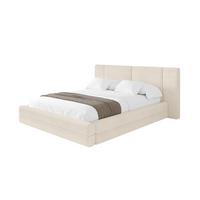 POLSTERBETT mit Bettkasten und Lattenrost, Bett mit Matratze H3/H4 - TEVO 140x200 Beige - Creme, Holzwerkstoff/Textil (140/200cm) - ALTDECOR