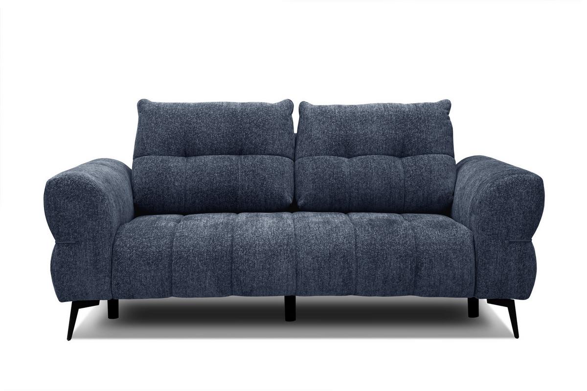 SOFA SALVINI 2,5-Sitzer, dunkelblau - Dunkelblau, Holz/Textil (206/88/99cm) - Wozimo