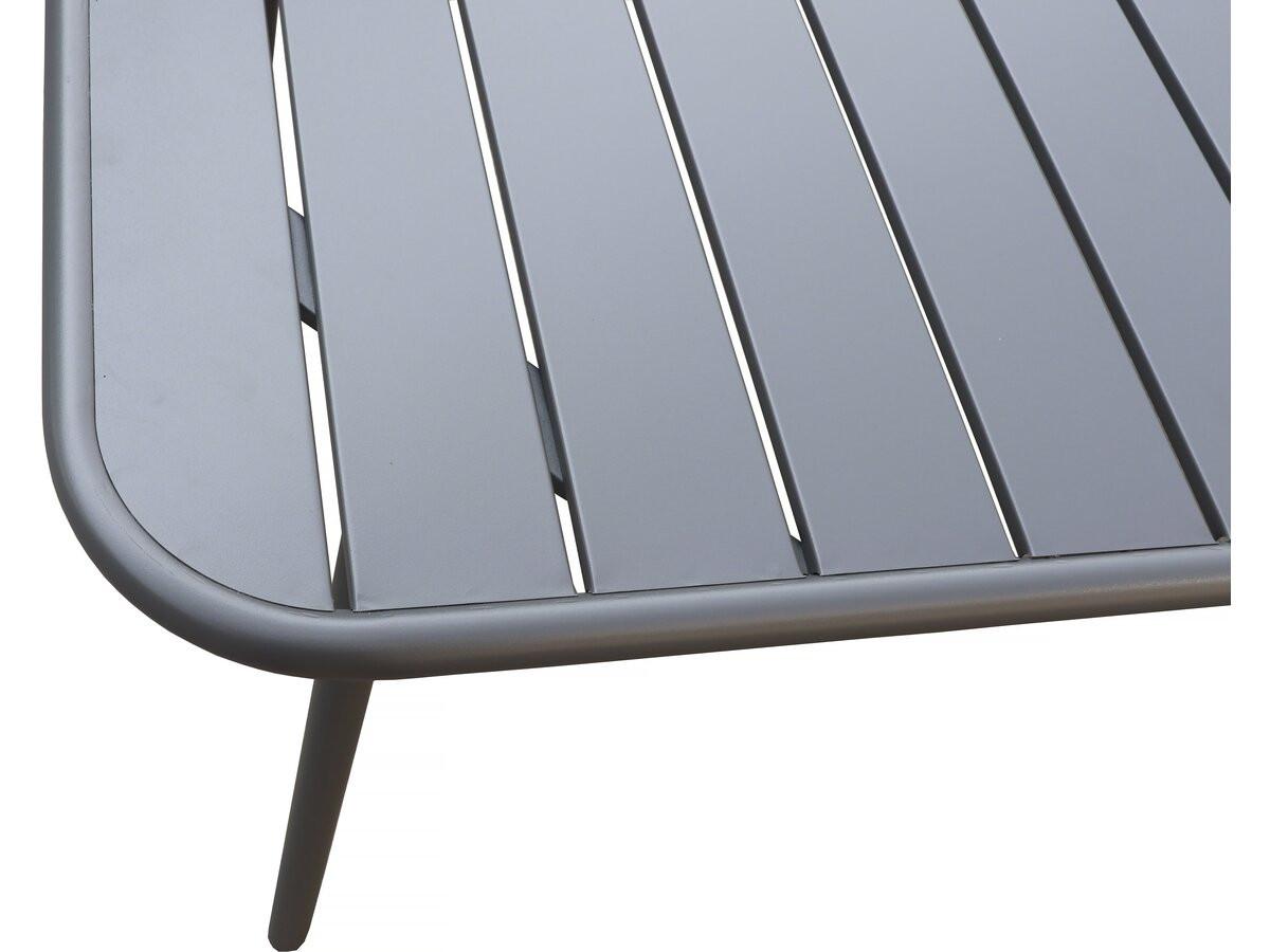 GARTENTISCH bilbao Grau - Grau, Metall (180/90/71cm) - Habitat Garten
