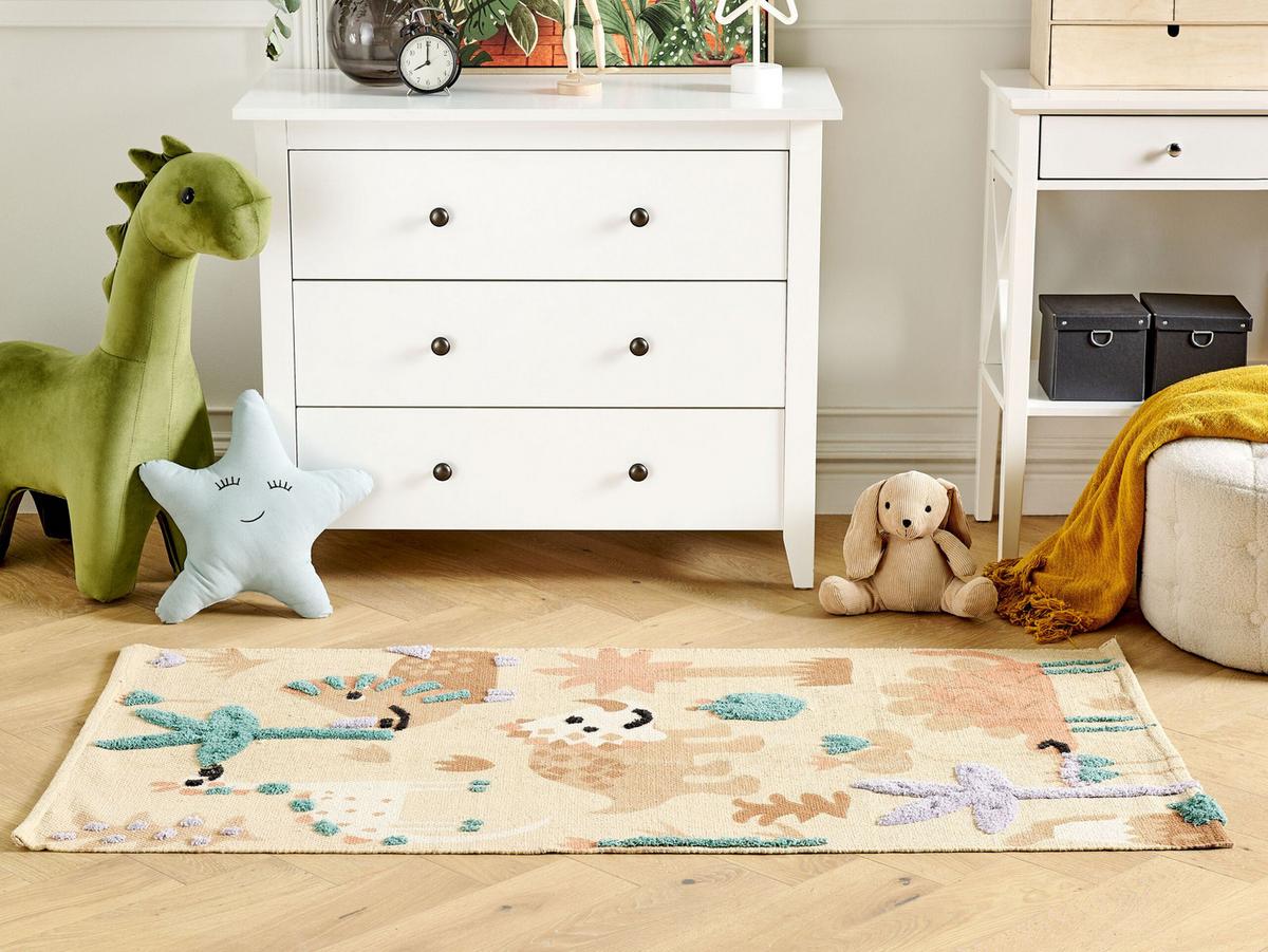 KINDERTEPPICH Stabat 150/80 cm - Multicolor, Textil (80/150cm) - Beliani