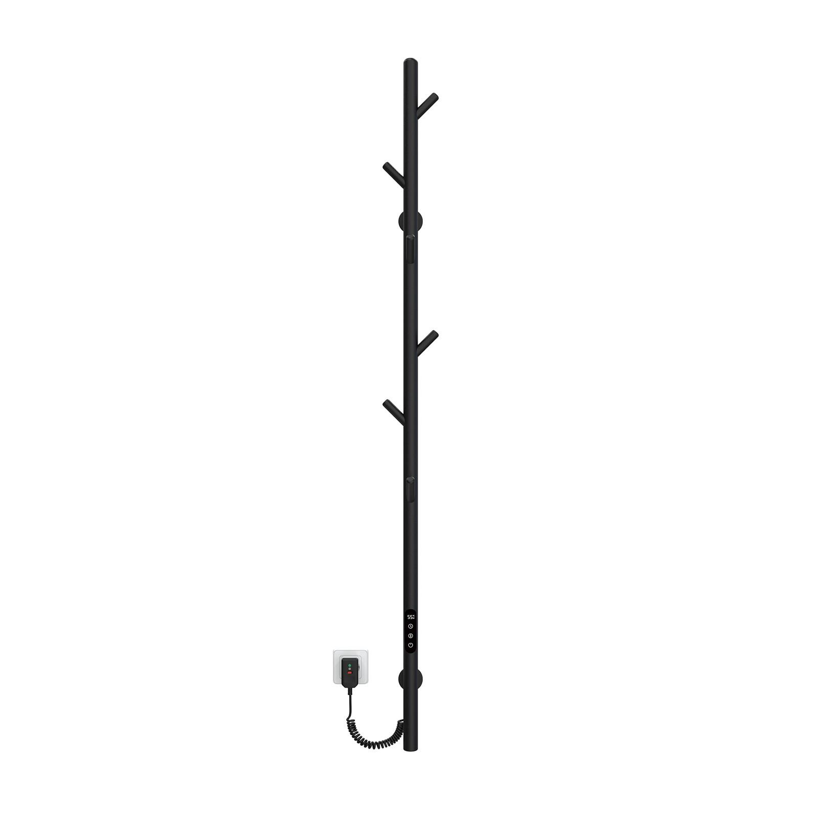 HANDTUCHHEIZKÖRPER Baumheizkörper WLAN Schwarz 150 cm - Schwarz, Metall (12.5/150/14cm) - EMKE