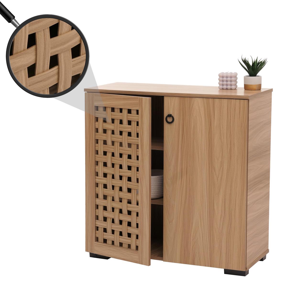 KOMMODE Braun - Braun, Holz (80/82/37cm) - MCW