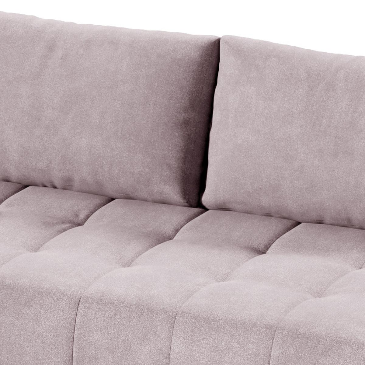 ECKSOFA Jonas 4 Sitzplätze Rose - Pink, Holzwerkstoff (265/185cm) - Petits-meubles