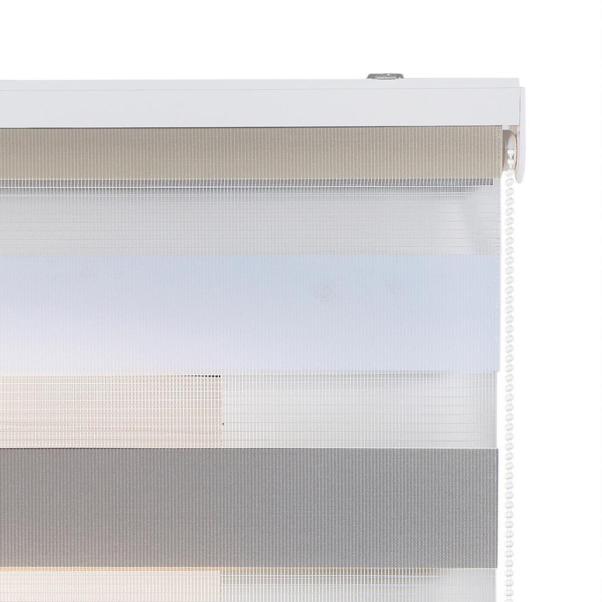 DOPPELROLLO Dreifarbig 120x250 cm - Multicolor, Kunststoff (120/250cm) - STORESDECO