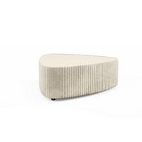 COUCHTISCH LINEO 89 cm Wohnzimmertisch gepolstert Beige - Beige, Holzwerkstoff/Textil (96/89/42cm) - MASSENO