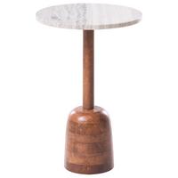 BEISTELLTISCH Mangoholz Braun Hartwell - Braun, Holz (36/36/54cm) - Beliani