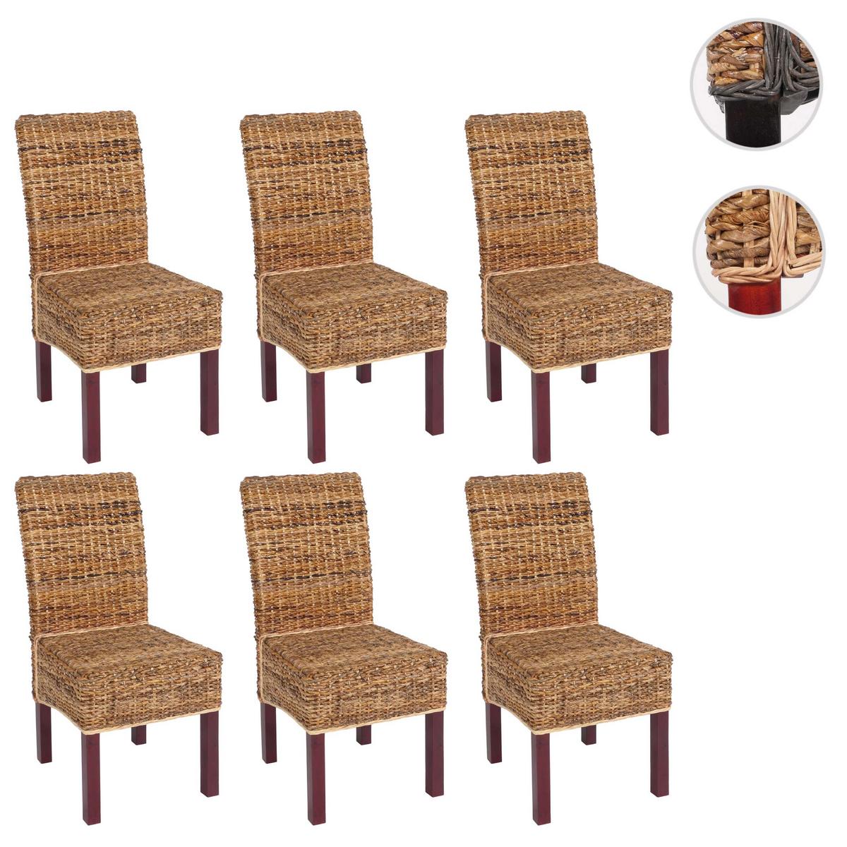 ESSZIMMERSTUHL Braun 6er-Set - Braun, Holz (46/96/41cm) - MCW