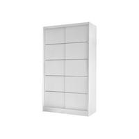 SCHWEBETÜRENSCHRANK Diego IV - Weiß, Holzwerkstoff/Metall (100/200/58cm) - MIRJAN24