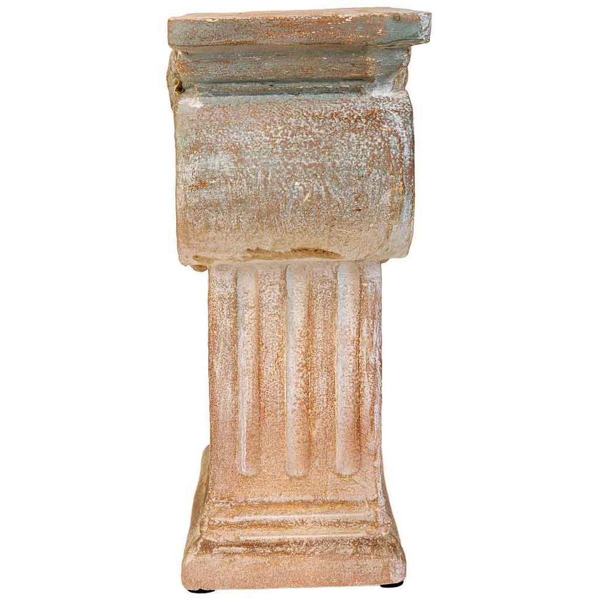 SÄULE aus magnesium 42x20x47cm - Braun, Stein (41.5/47/20cm) - Wanderlust