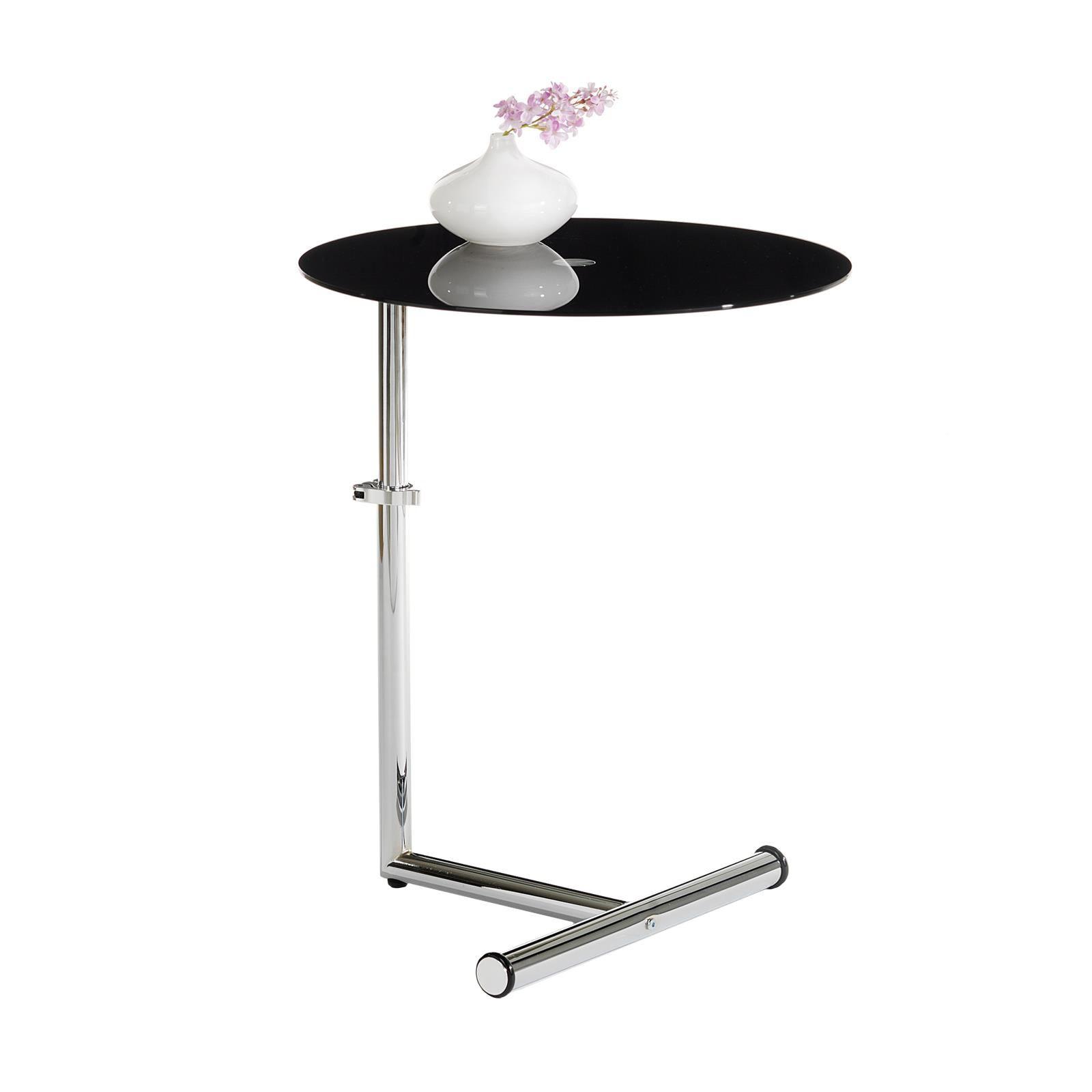 COUCHTISCH LEONIE schwarz - Schwarz, Glas (46/46/65cm) - IDIMEX