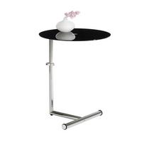 COUCHTISCH LEONIE schwarz - Schwarz, Glas (46/46/65cm) - IDIMEX