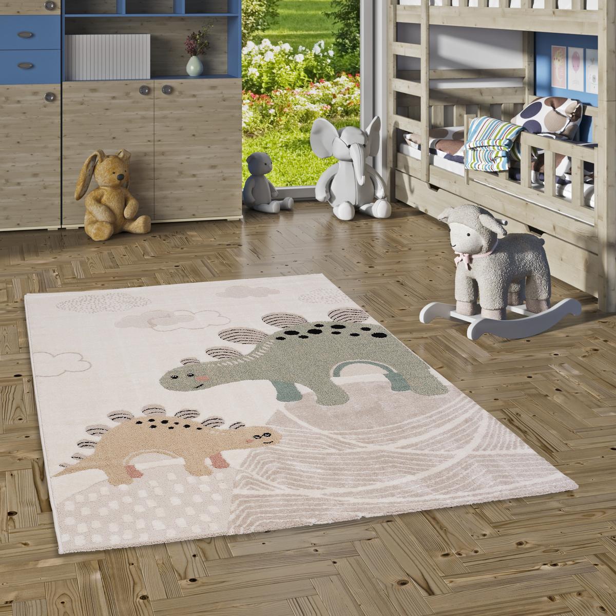 KINDER TEPPICH HAPPY KIDS - Mintgrün, Textil (80/150cm) - Pergamon