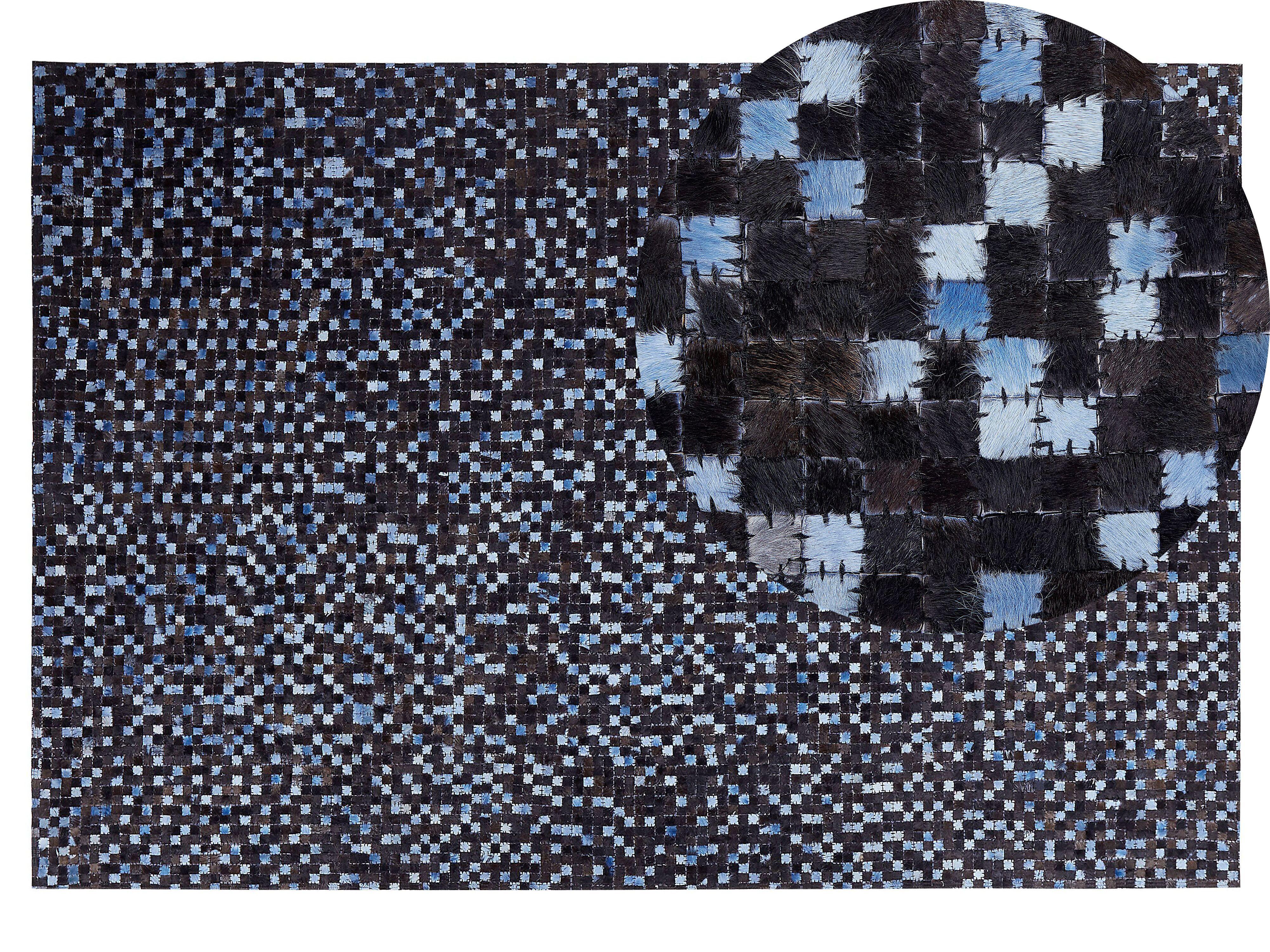 KURZFLOR-TEPPICH Ikisu 200/140 cm - Braun, Fell (140/200cm) - Beliani