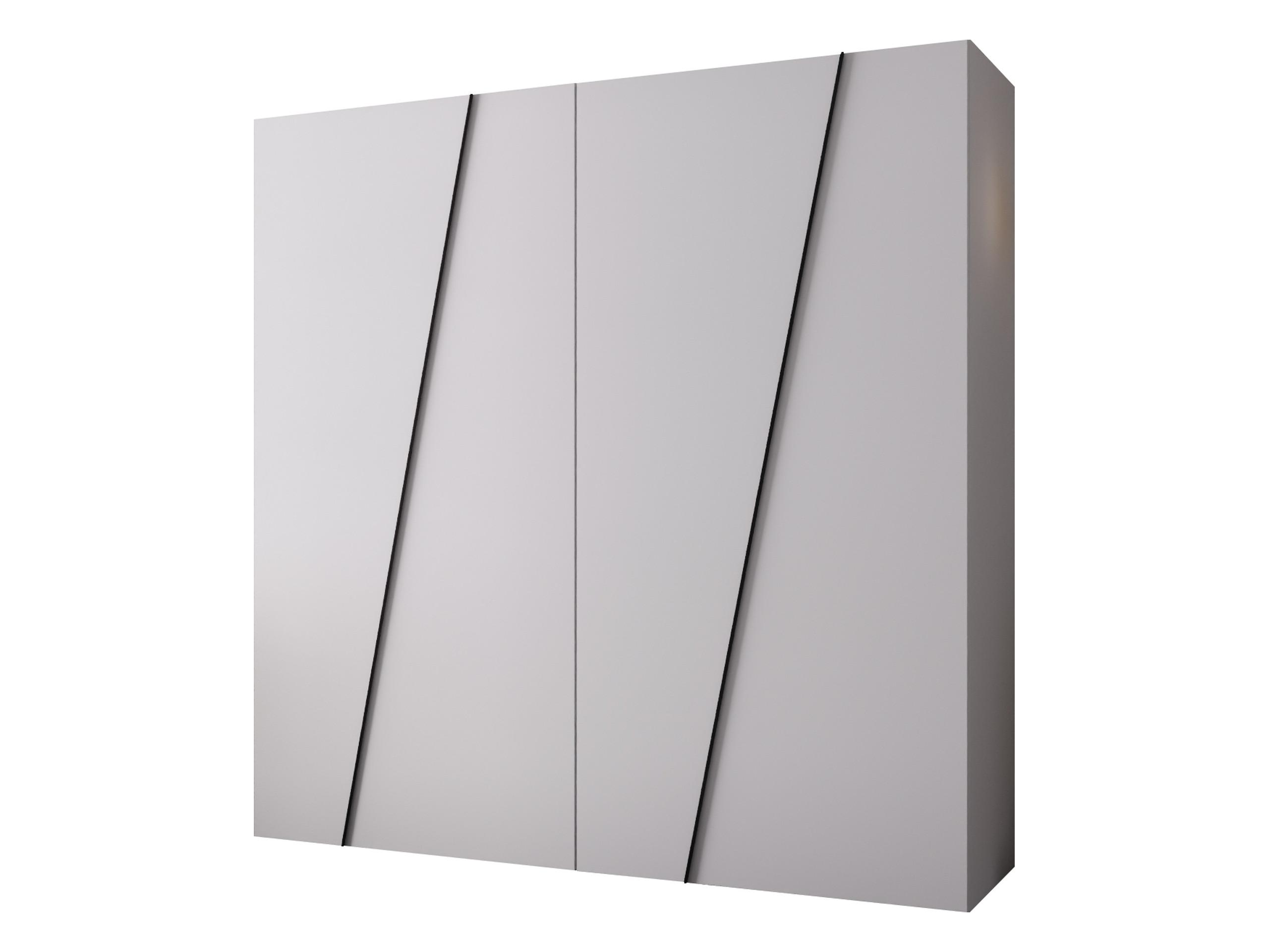 DREHTÜRENSCHRANK Zen 200 cm - Schwarz/Weiß, Holzwerkstoff/Kunststoff (200/202/50cm) - MIRJAN24