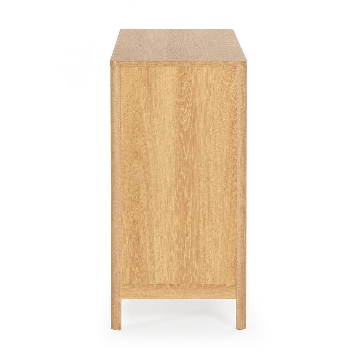SIDEBOARD Nassau 3 türen Eichenfarbe/grün - Grün, Holzwerkstoff (120/80/40cm)