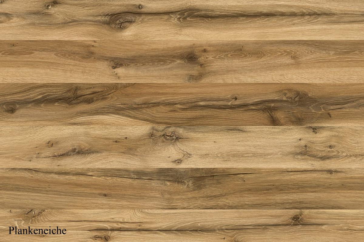ESSTISCH ausziehbar Elene 160x90x76 Plankeneiche/Graphit - Grau, Holzwerkstoff (160/90/76cm) - 58aufmkessel