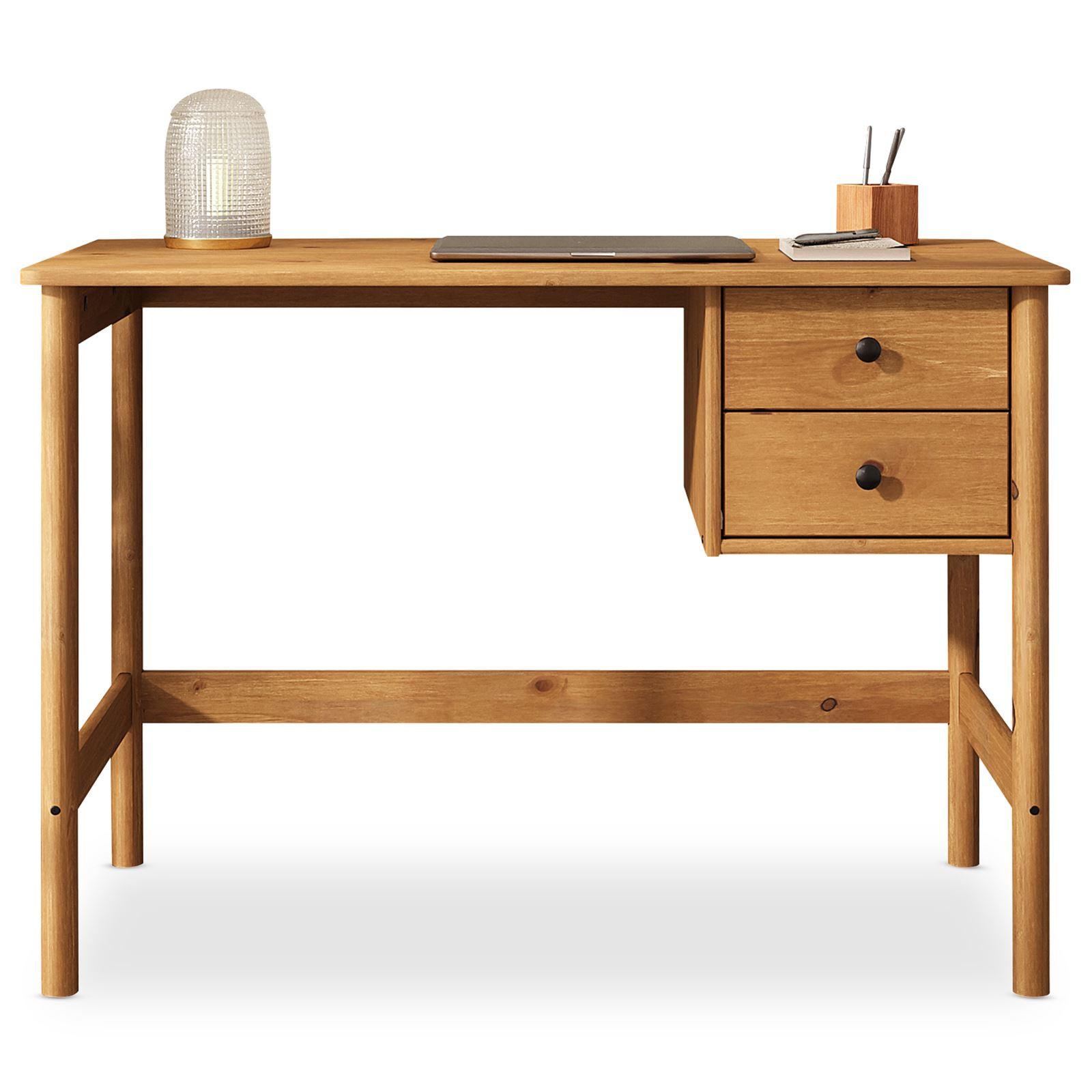 SCHREIBTISCH MARLO Eiche - Eichefarben, Holz (54/110/76cm) - IDIMEX