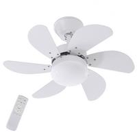 DECKENVENTILATOR Emma II 75/75/43cm - Weiß, Metall (75/75/43cm) - Nettlife