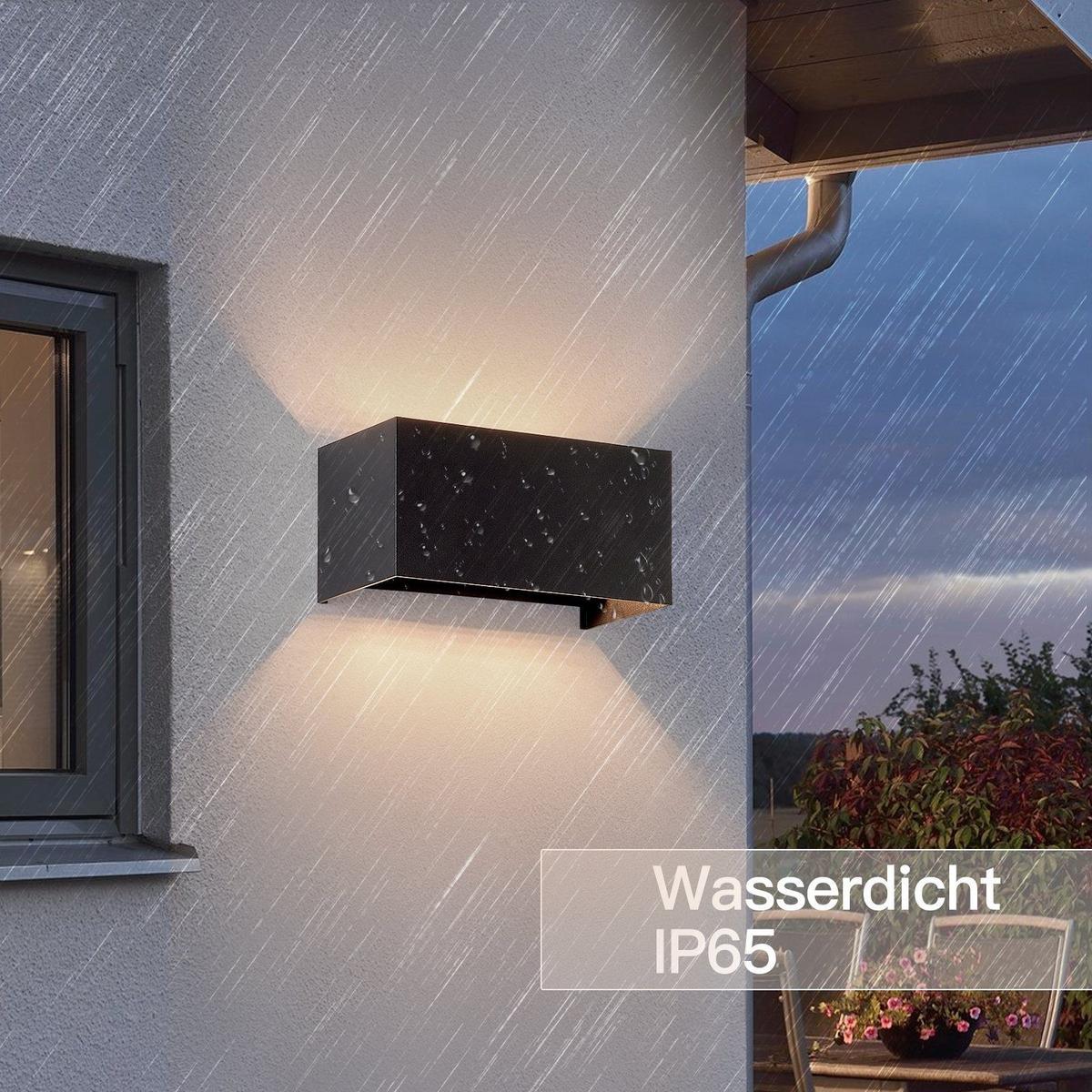 WANDLEUCHTE Inspiration - Schwarz, Metall (10/10/20cm) - Nettlife
