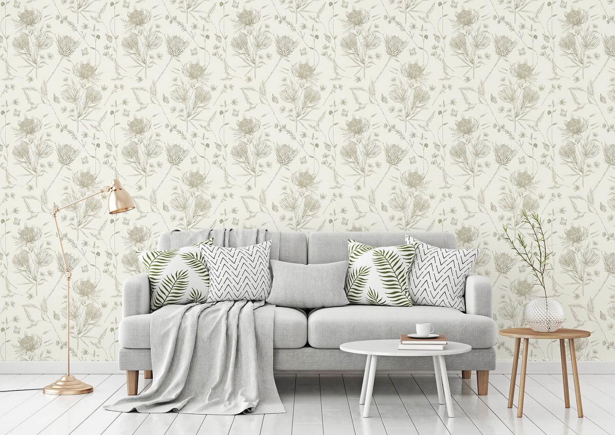 VLIESTAPETE Weiß 53/1005 cm - Grün, Textil (53/1cm) - KUNSTLOFT