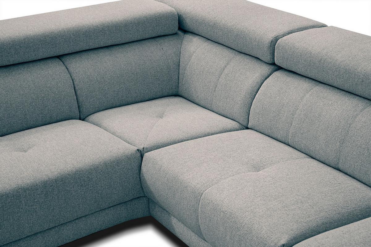 ECKSOFA MORELLO 5-Sitzer, mintgrün - Schwarz/Mintgrün, Holzwerkstoff/Textil (158/269cm) - Wozimo