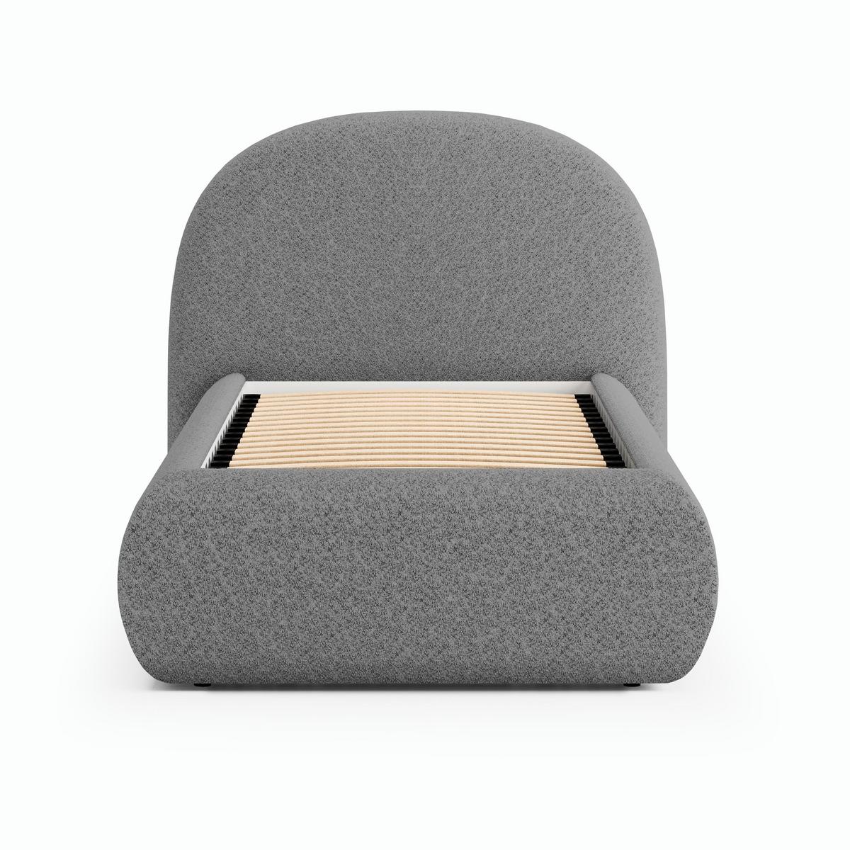 POLSTERBETT Motti 90x200, Einzelbett mit Bettkasten, ohne Matratze, Dunkelgrau - Dunkelgrau, Holzwerkstoff (90/200cm) - Beautysofa