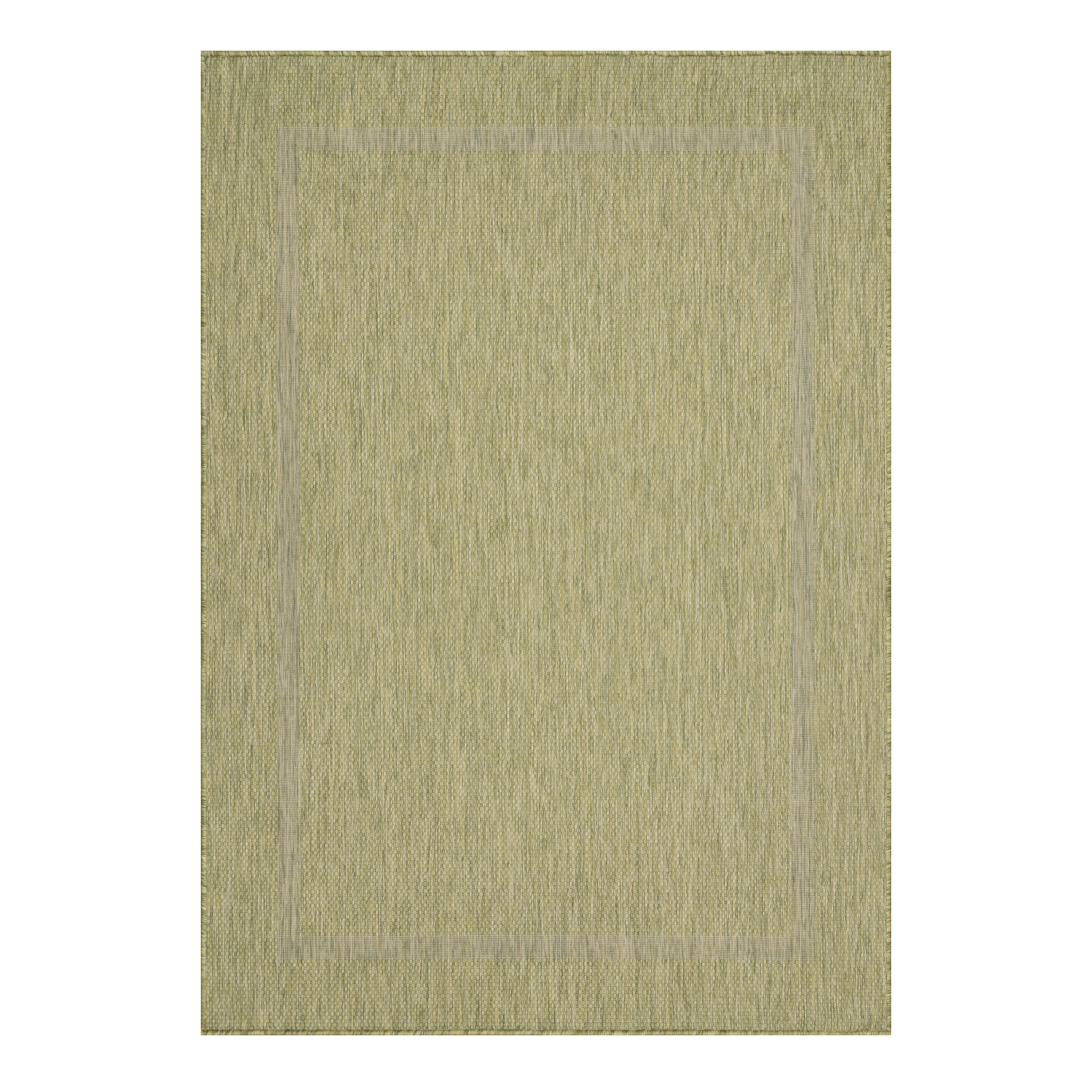 TEPPICH Outdoor ALSTER in Grün, einfarbig, 60 x 100 cm - Grün, Textil (60/100cm) - KADIMA DESIGN