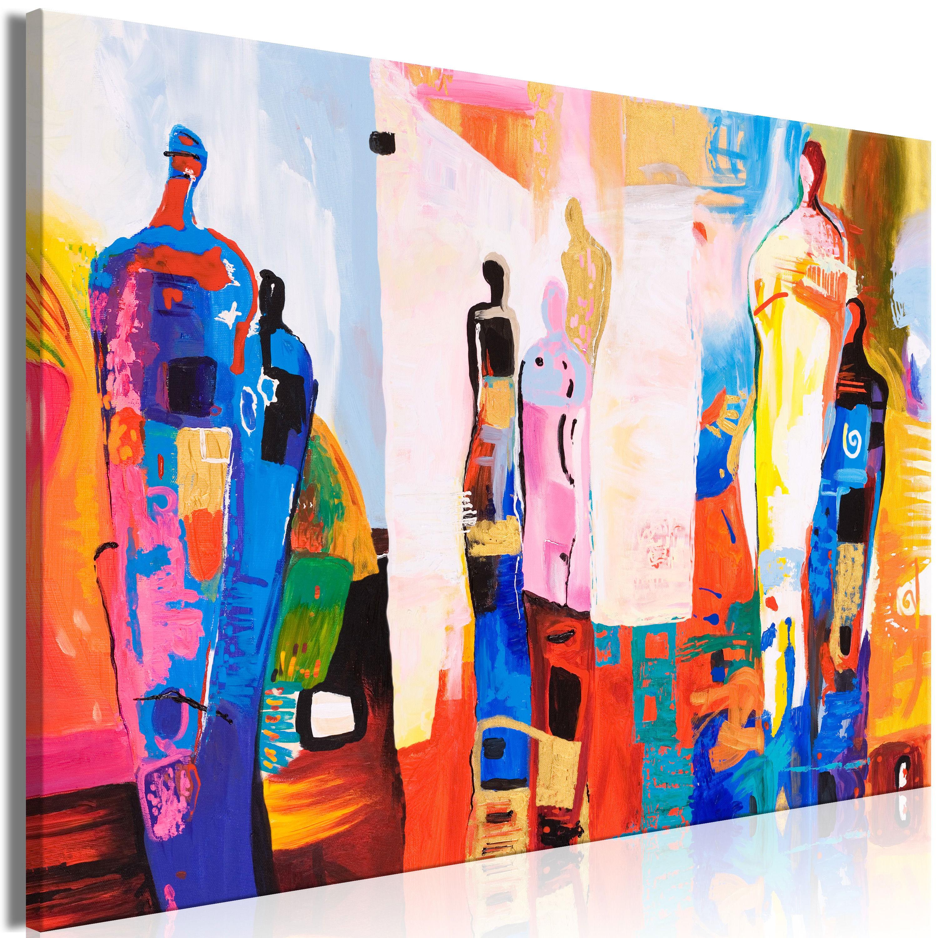 KUNSTDRUCK Bunt 120/80 cm - Multicolor, Textil (120/80cm) - KUNSTLOFT