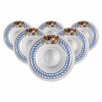 EIERBECHER MIT ABLAGE Compact Bayern bunt ø 12,5 cm 6er Set - Multicolor, Keramik (12.5/2.5/12.5cm) - Seltmann Weiden