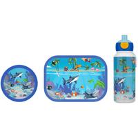 LUNCHSET Campus Tropical Ocean 3-tlg. - Blau/Hellblau, Kunststoff (2/2/2cm) - Mepal