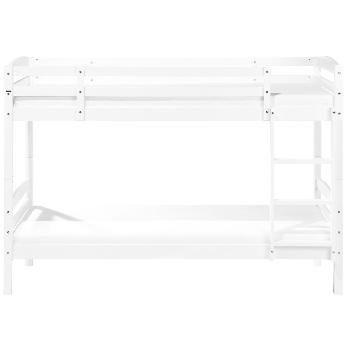 HOCHBETT Weiß 90-200 cm Regat - Weiß, Holz (90/200cm) - Beliani