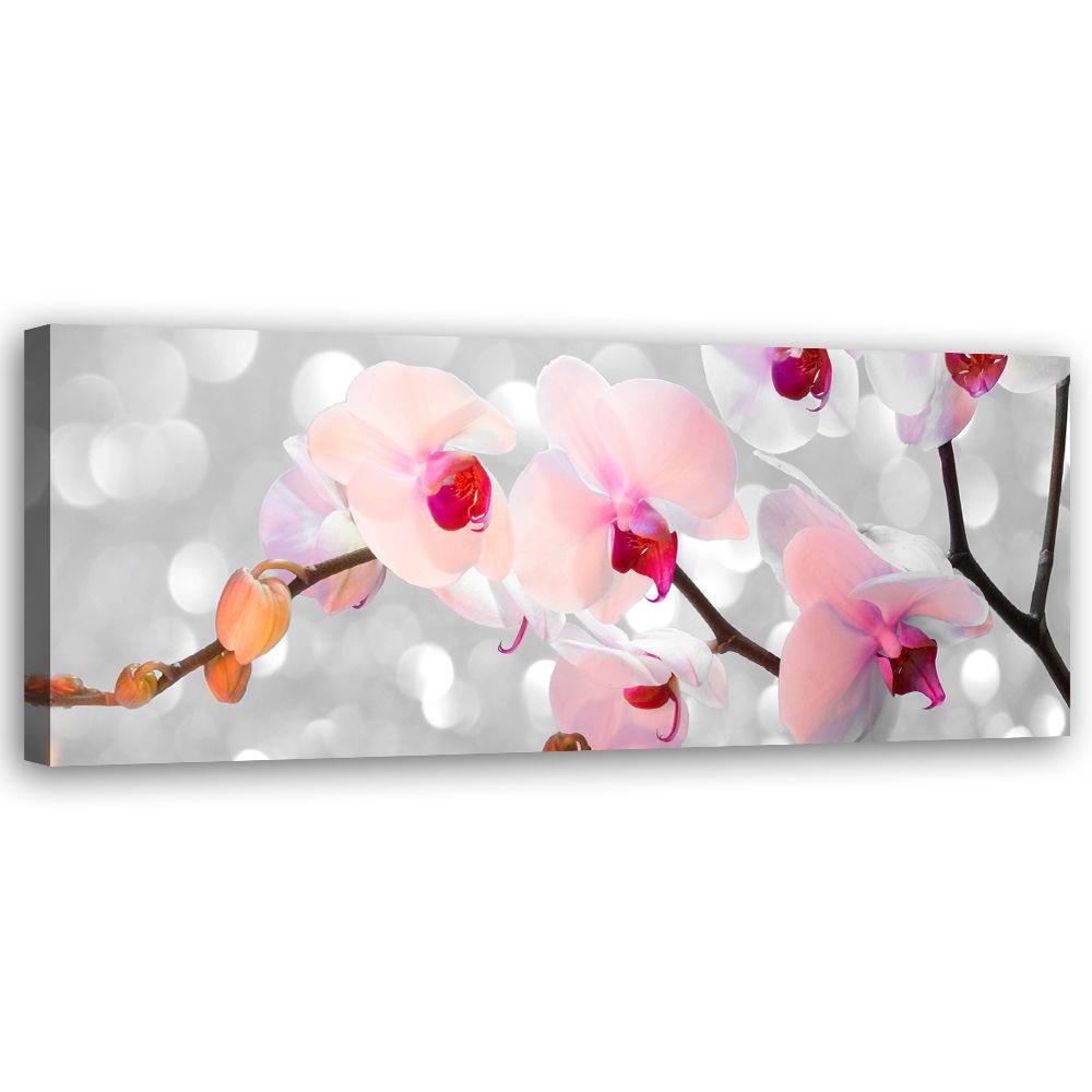 KUNSTDRUCK Rosa 120/40 cm - Pink, Textil (120/40cm) - KUNSTLOFT
