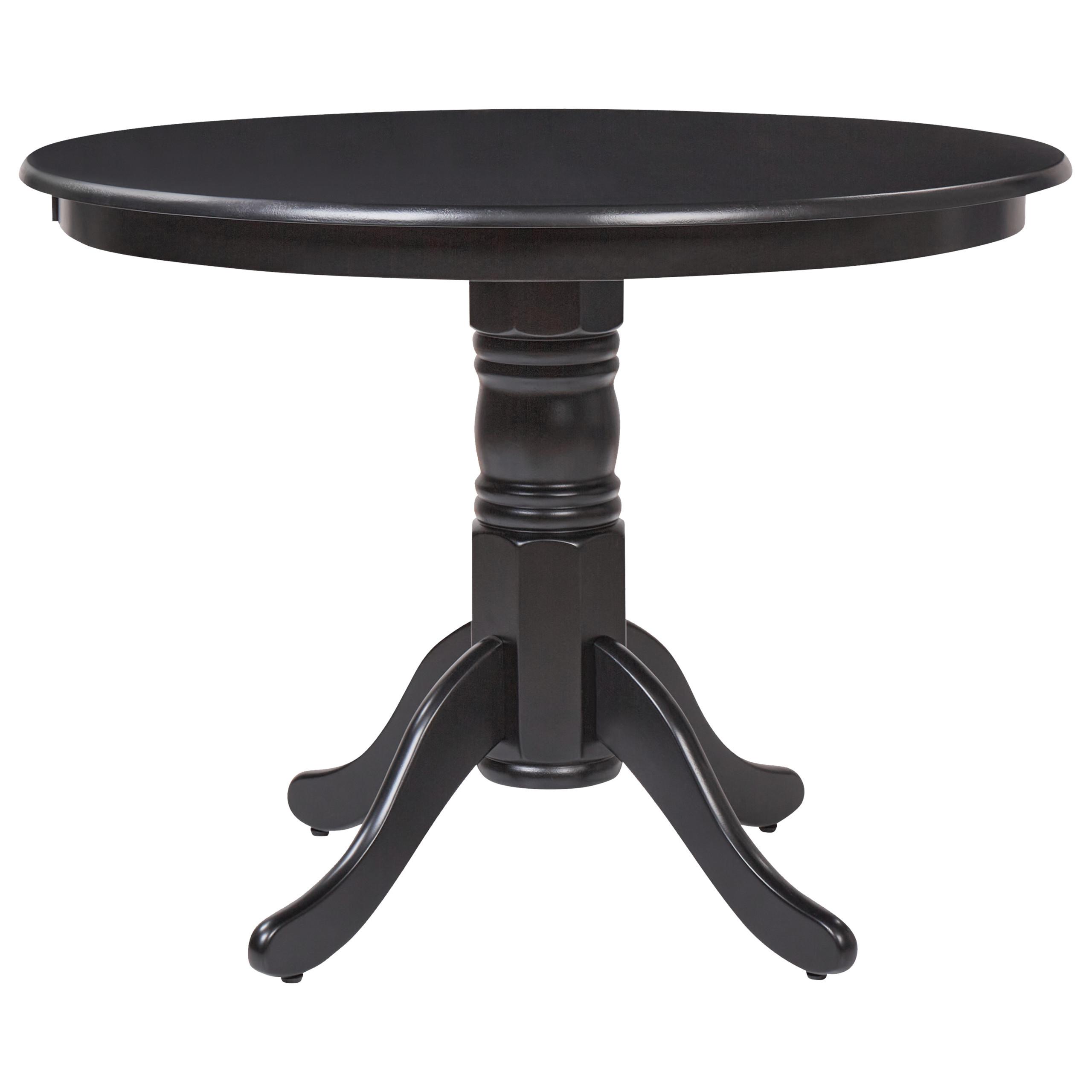 ESSTISCH Schwarz 100/100 cm Akron - Schwarz, Holzwerkstoff (100/100/76cm) - Beliani