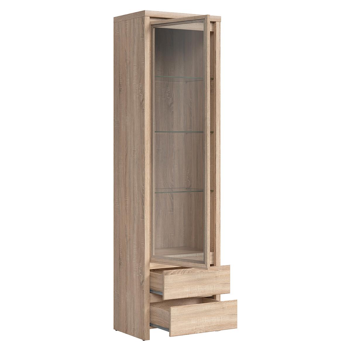 VITRINE Soren Holz - Braun, Holzwerkstoff (56/200.5/40.5cm) - Petits-meubles