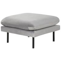 OTTOMANE Grau Vinterbro - Schwarz/Grau, Textil (70/44/70cm) - Beliani