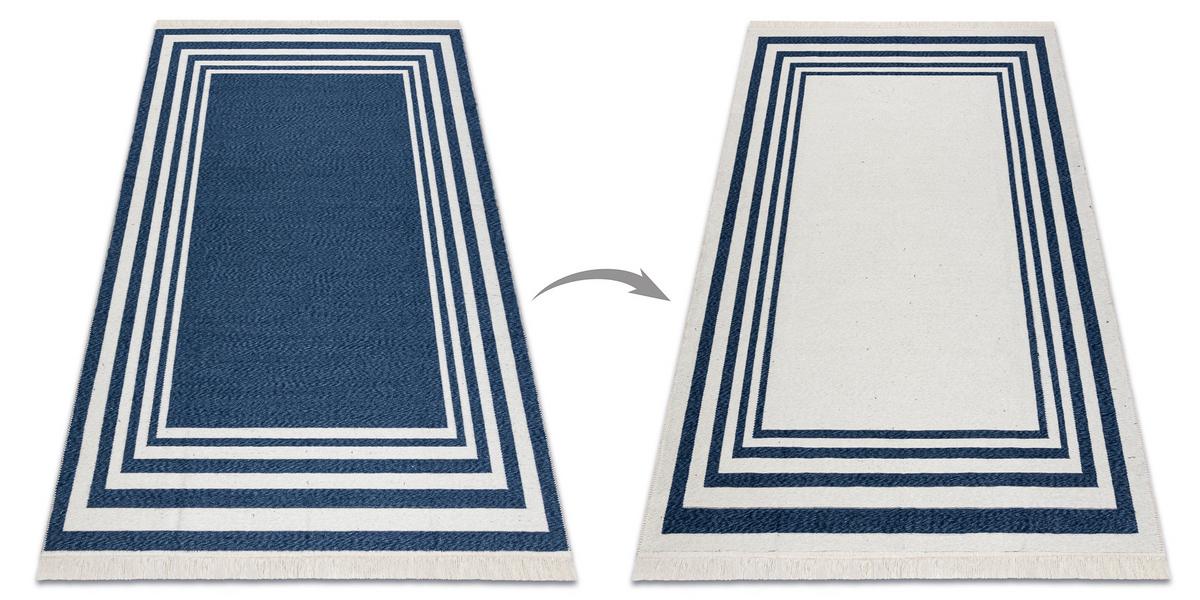 TEPPICH TWIN 100/200 cm - Blau, Textil (100/200cm) - rugsX