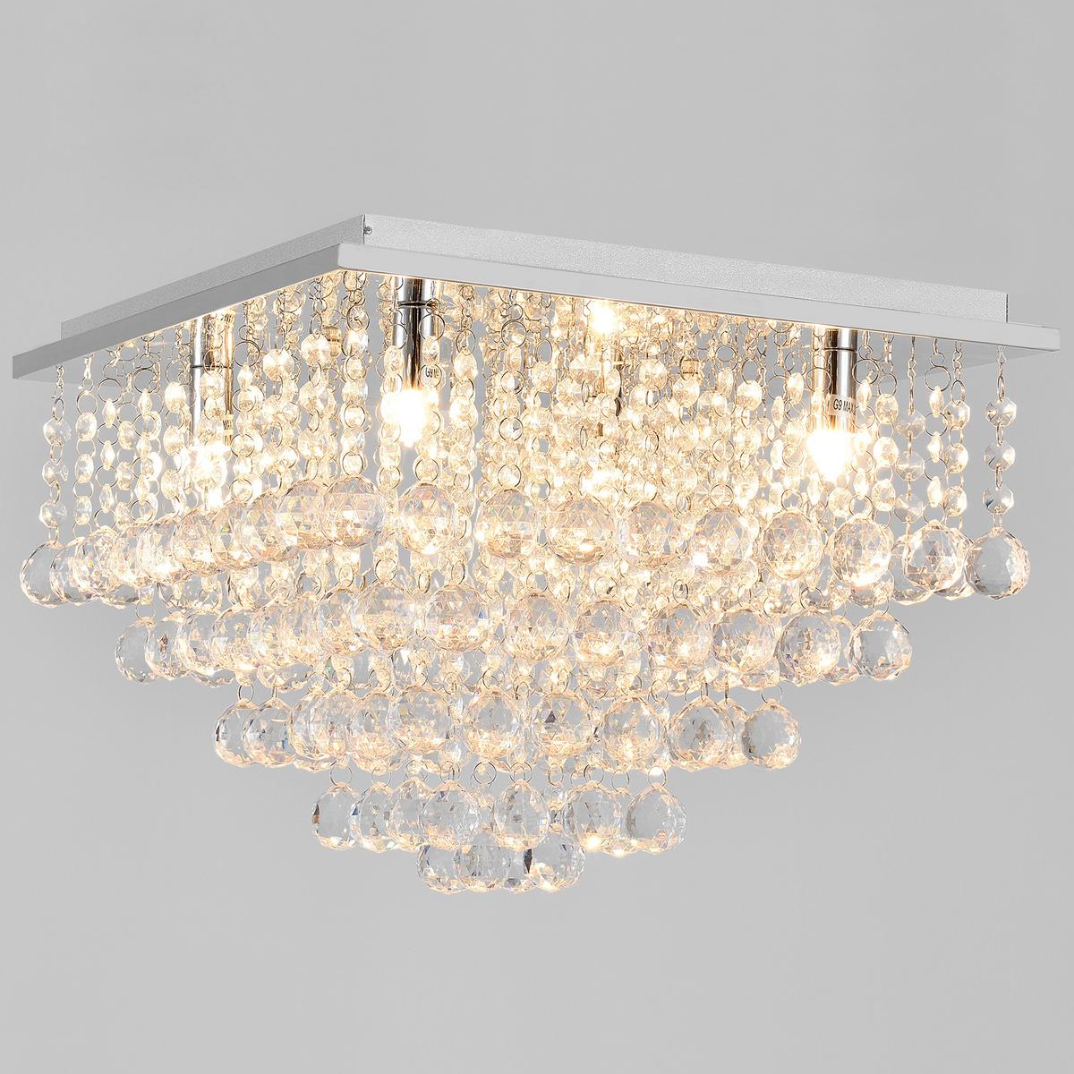 KRONLEUCHTER Veli Prisma - Weiß, Metall (38/38/28cm) - lux.pro