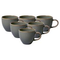 ESPRESSOTASSEN Crafted Breeze blau-grau 60 ml 6er Set - Blaugrau, Keramik (0.06L) - like.Villeroy & Boch